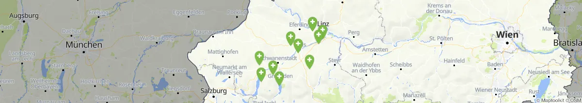 Map view for Pharmacies emergency services nearby Fischlham (Municipality, Oberösterreich) (184)